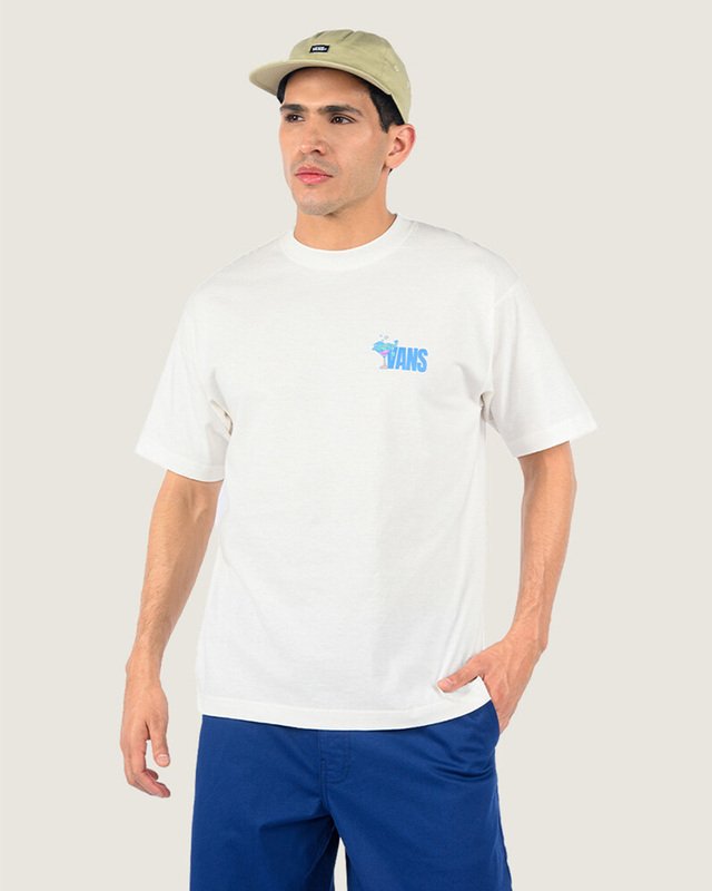 Camisa Manga Curta Bar Hopper Egret