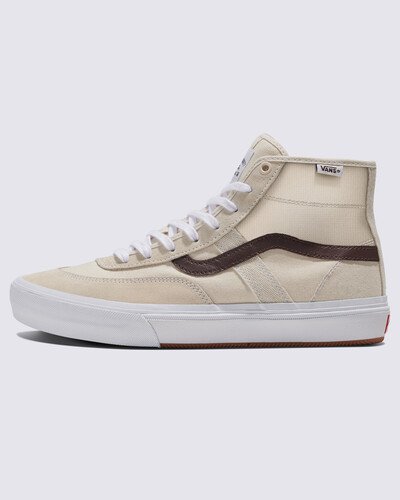 Amplie sua próxima sessão com o tênis de skate exclusivo de Gilbert Crockett. O profissional da Vans - Gilbert Crockett - é um dos skatistas mais detalhistas de todos os tempos, e ele pegou essa meticulosidade e a canalizou em uma mistura de materiais e mão de obra com um design simples, mas prático, para trazer a você o Tênis Skate Crockett High Turtledove. O tênis revisita o modelo profissional clássico de Gilbert e vai além, convertendo este tênis vulcanizado em um cano alto para melhor desempenho.