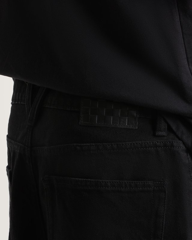 Calça Check-5 Loose Denim Black Rinse