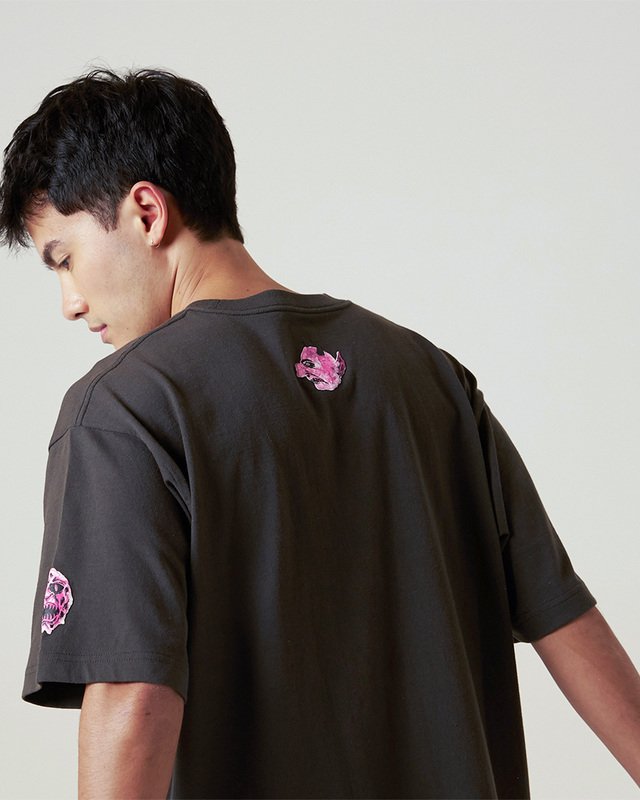 Camiseta Ss Skate Mike G Goblins Tee Faded Black