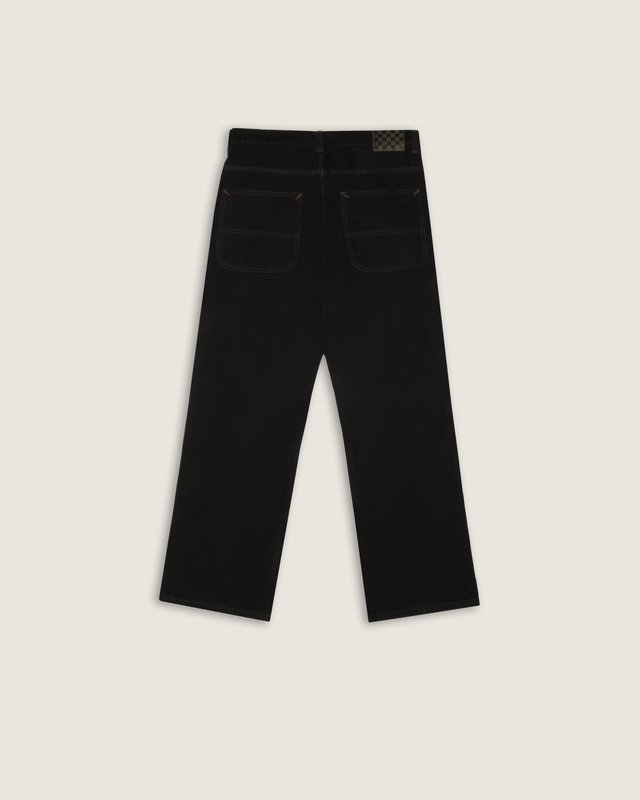 Calça Skate Loose Bootcut Denim Black