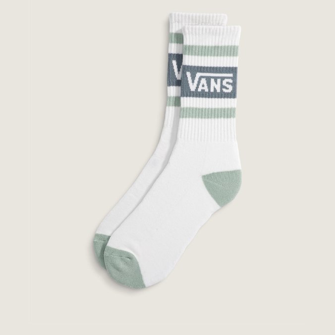 Meia Vans Drop V Crew Gray Olive