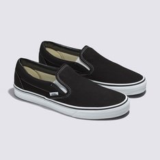 Em 1977, o Vans #98 era conhecido como Classic Slip-On, tornando-se um ícone no sul da Califórnia. Hoje, ele é reconhecido mundialmente por sua silhueta confortável, facilidade de uso e design admirado. O Tênis Slip-On Black é um item essencial para o dia a dia com o verdadeiro estilo “Off The Wall”. Este tênis slip-on atemporal também inclui cabedal discreto em lona preta, colarinhos acolchoados de suporte, detalhes elásticos nas laterais e sola de borracha waffle exclusiva Vans.