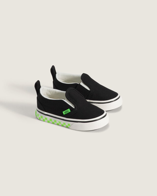 Tênis Slip On Glow Black Green Gecko Infantil