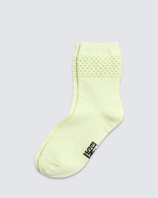 Meia Zones Half Crew Shadow Lime | Vans