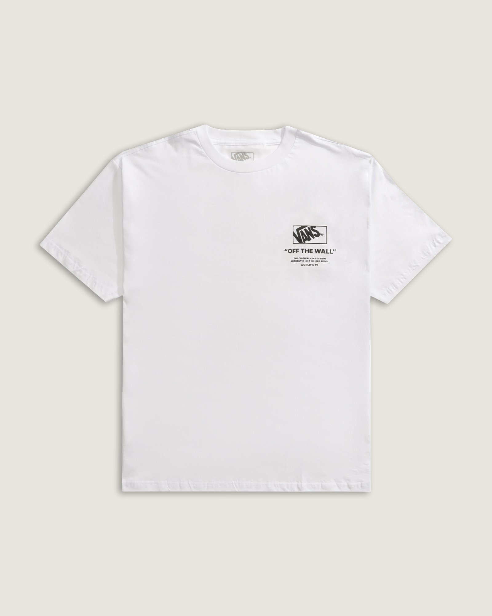 Camiseta Manga Curta Stacked Hi White | Vans