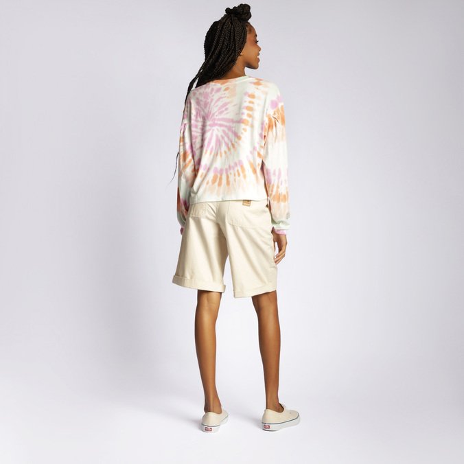 Camiseta Gecko Resort Wash Ls Top Wash White