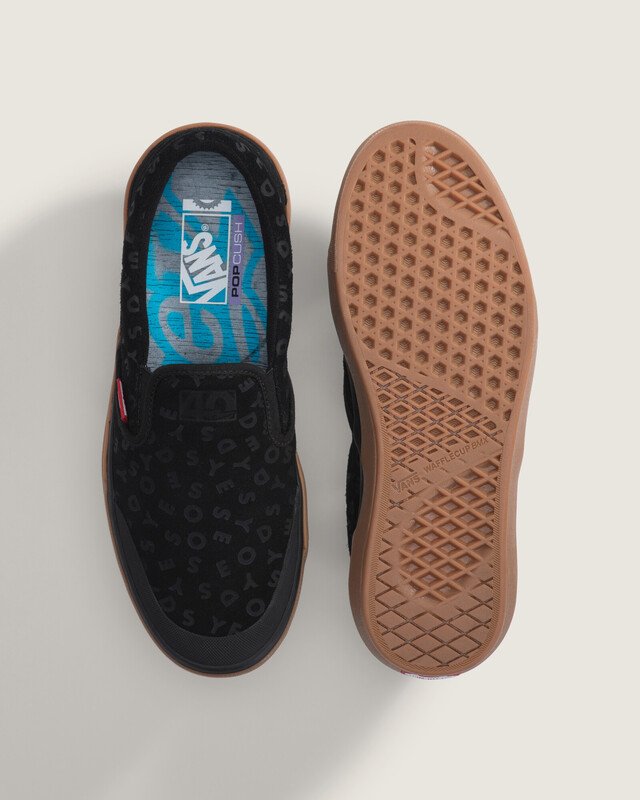 Tênis Skate Slip-On Bmx Odyssey Black Red Gum | Vans