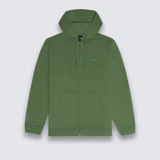 Um clássico é sempre clássico. A tradição que as peças Vans carregam na essência permitem um visual atemporal, que combina o estilo tradicional com o conforto aconchegante para os dias mais frios. O Moletom Core Basic Ii Fz Fairway é confeccionado em algodão e poliéster. O modelo é fechado por zíper frontal, com bolsos estilo canguru. Possui capuz com cadarço para regulagem, barra e punhos canelados e apresenta aplicação de patch bordado Vans® em “Drop V”, na altura do peito, no lado esquerdo.