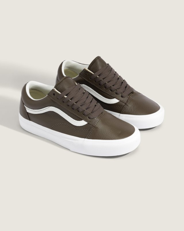 Tênis Old Skool Leather Brown True White