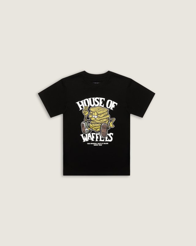 Camiseta Ss Waffle House Black Infantil