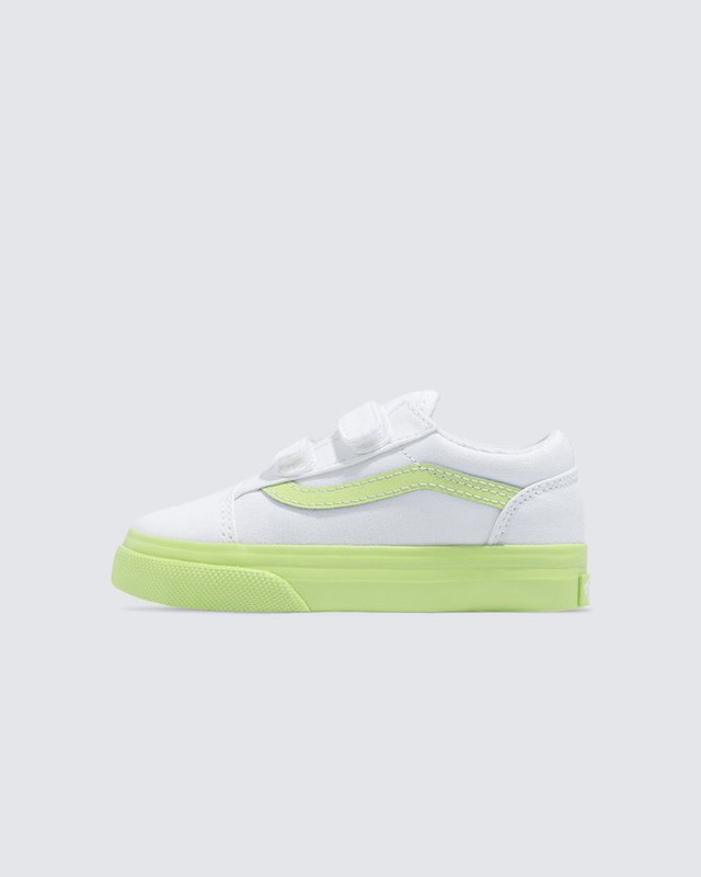 Tênis Old Skool Pop Outsole Lime Infantil