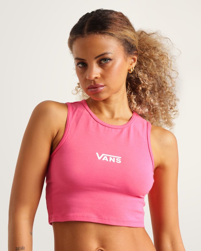 Regata Cropped Flying V Fitted Pink Velvet White