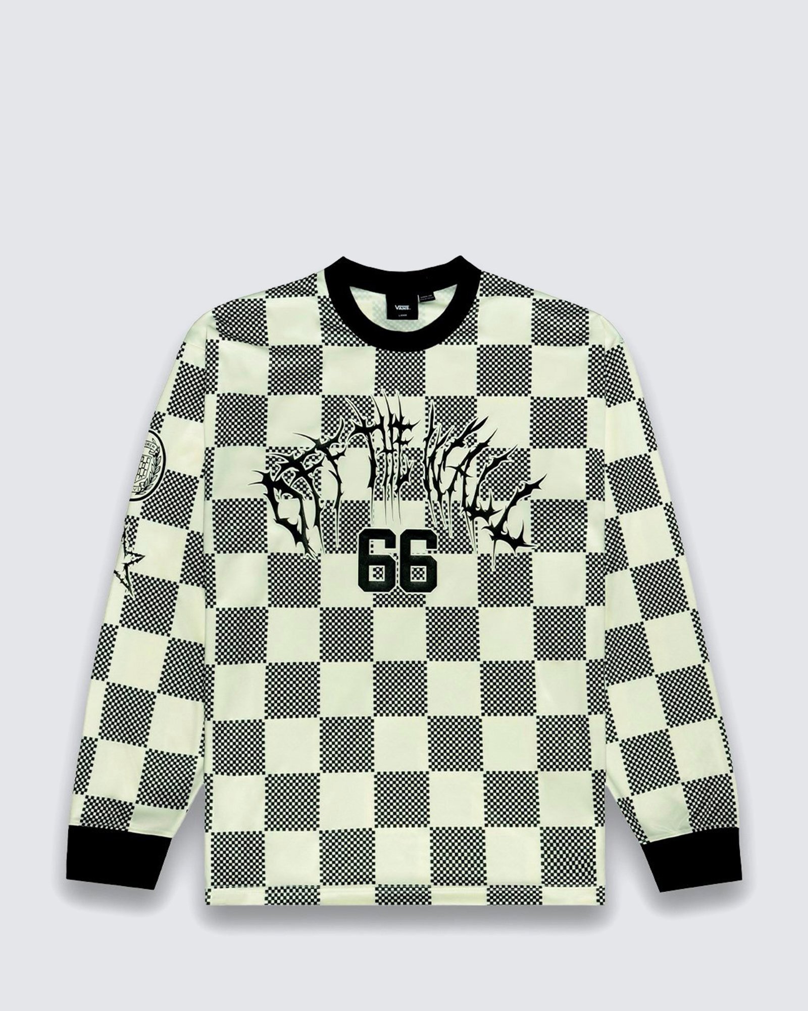 Camiseta Metal Arch Soccer Knit Ls Upland Lemon Icing | Vans