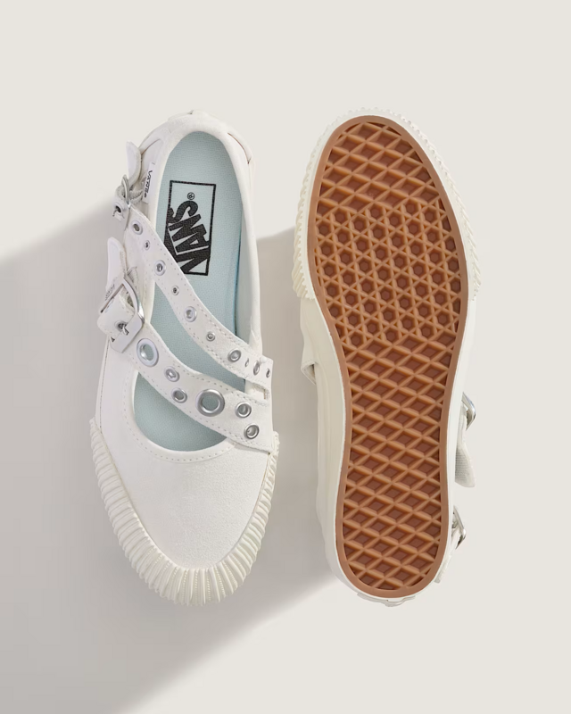 Tênis Mary Jane Marry Straps Metal White