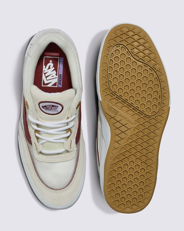 Tênis Skate Wayvee Leather Tan White