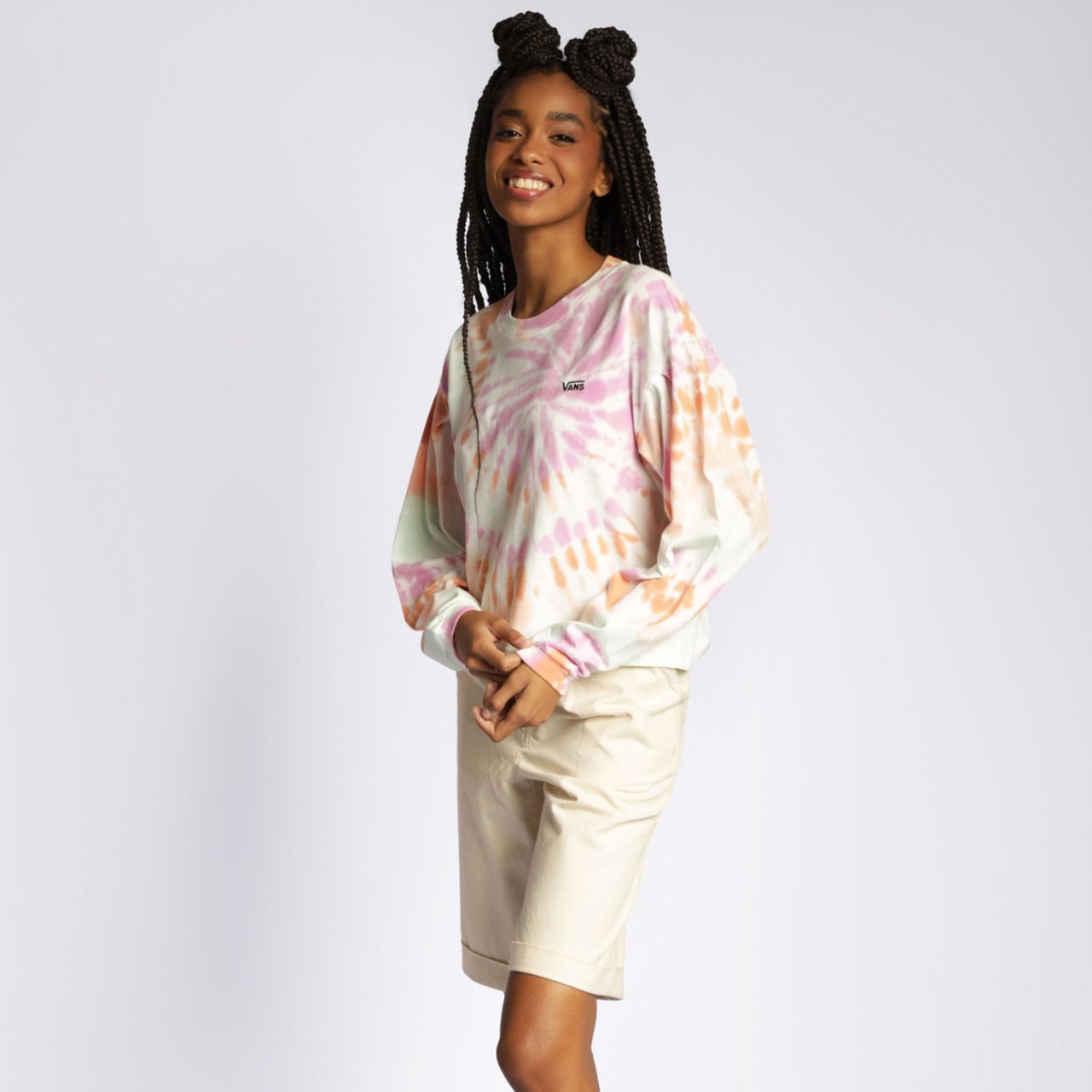 Camiseta Gecko Resort Wash Ls Top Wash White