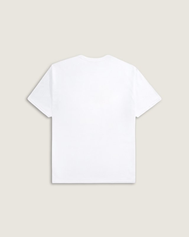 Camiseta Manga Curta Bubble Vans White Infantil