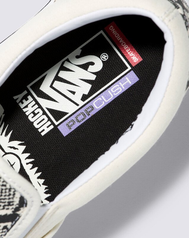 Tênis Skate Slip-On Hockey Skateboards Snake Skin