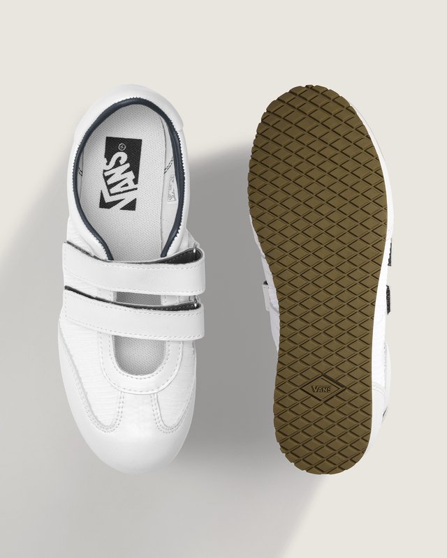 Tênis Mary Jane Pleat Pearl White | Vans