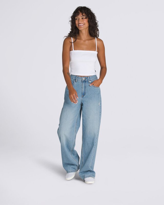 Camiseta Drew Rib Tube Top White | Vans