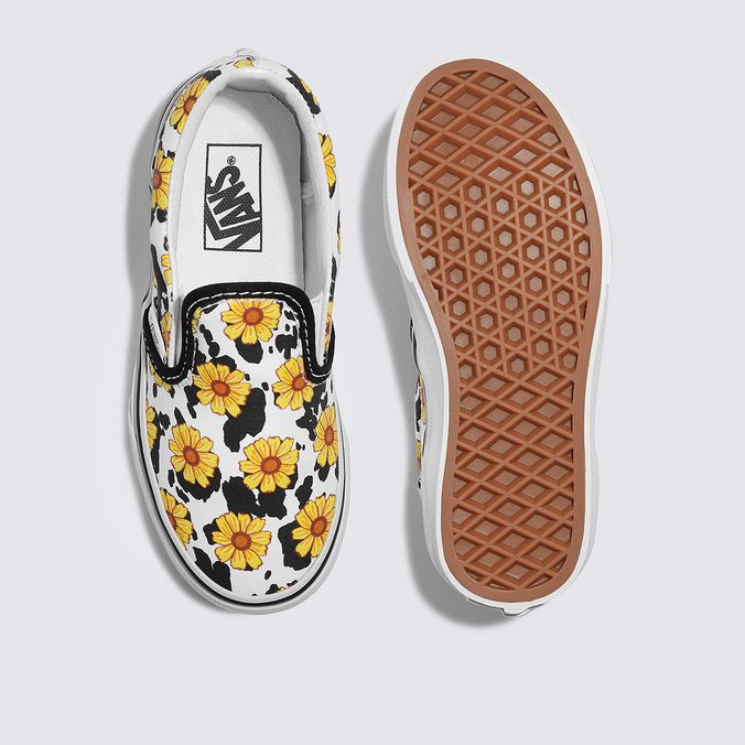 Yellow sunflower vans old skool sale