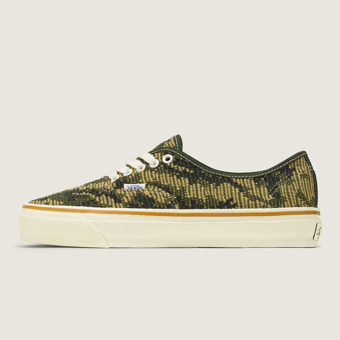 Tênis Authentic Lx Premium Trico Camo Antique Gold