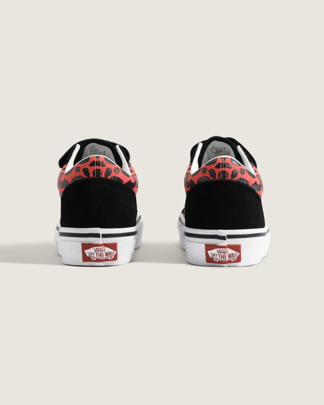 Tênis Old Skool V Glitter Leopard Diva Pink Infantil