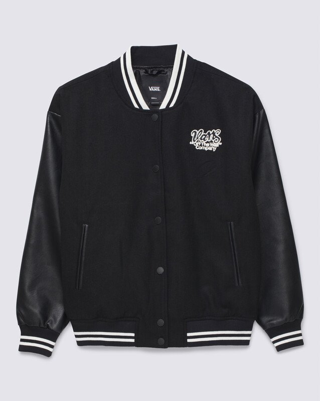 Jaqueta Varsity Club Bomber Black