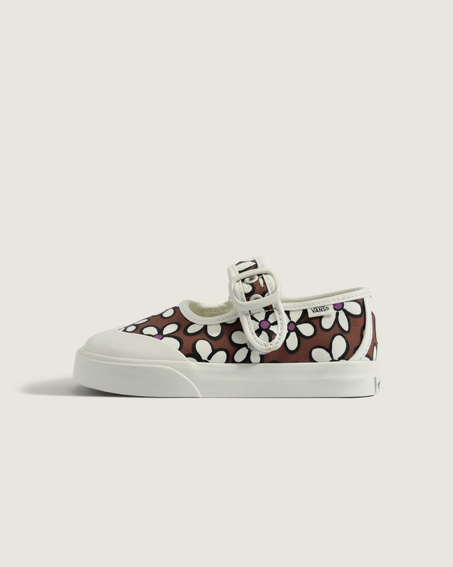 Tênis Mary Jane Painted Floral Rust Infantil