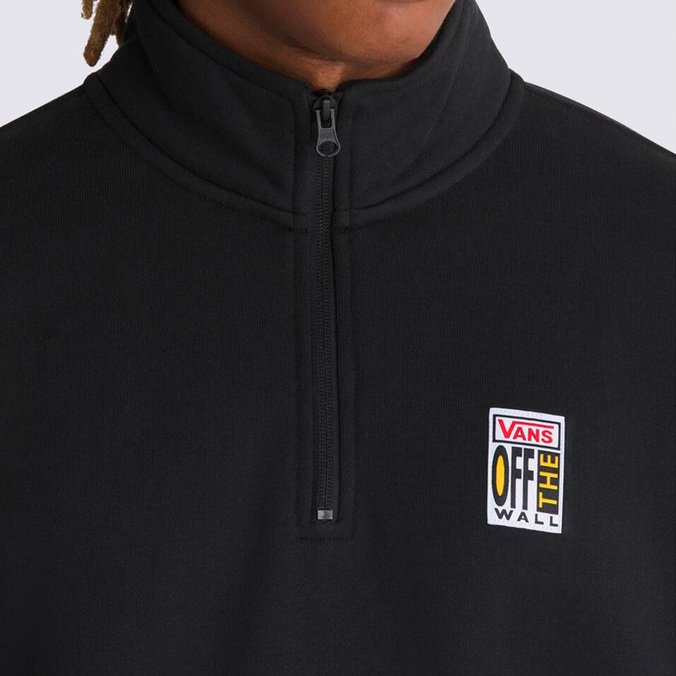 Moletom Ave Q-Zip Ave 2.0 Knit Black