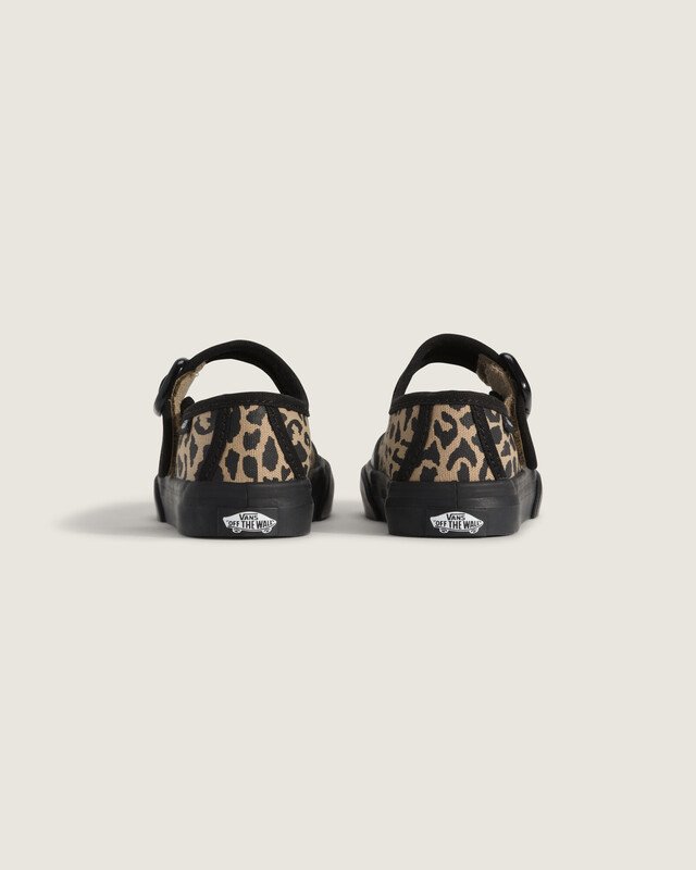 Tênis Mary Jane Leopard Black Infantil