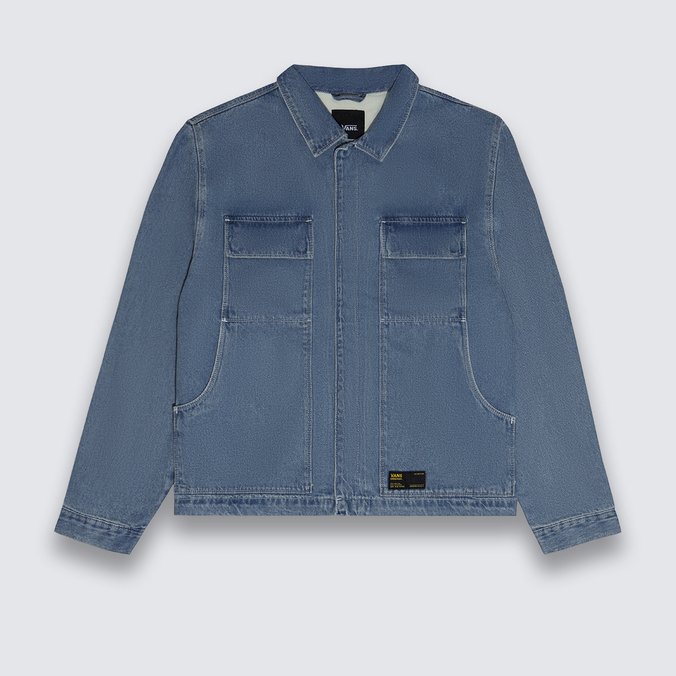 Jaqueta Mcavoy Denim Station Jacket Stone Wash Blue