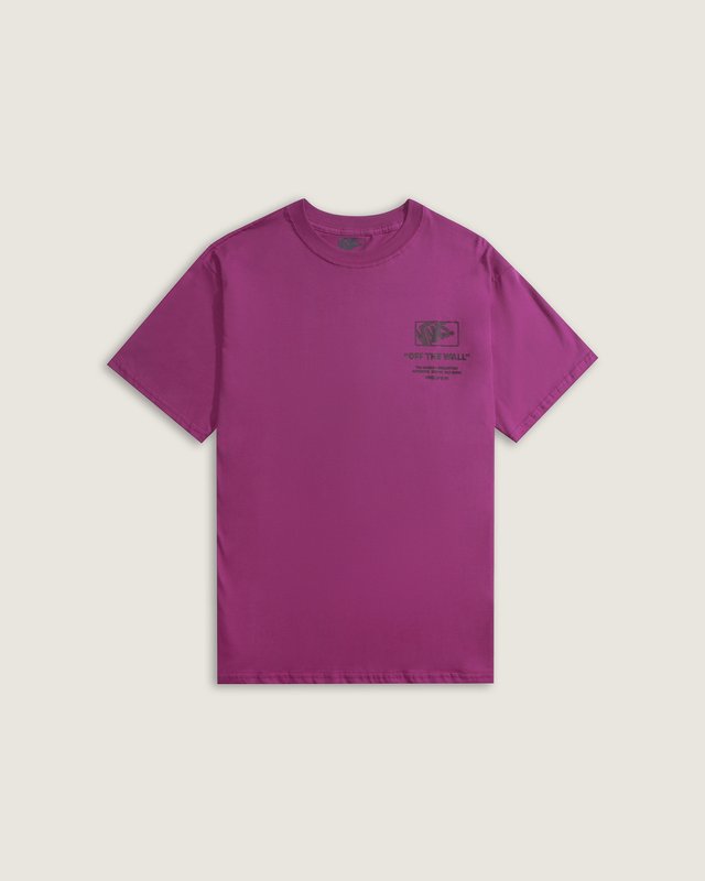 Camiseta Manga Curta Stacked Hi Mystic Mulberry