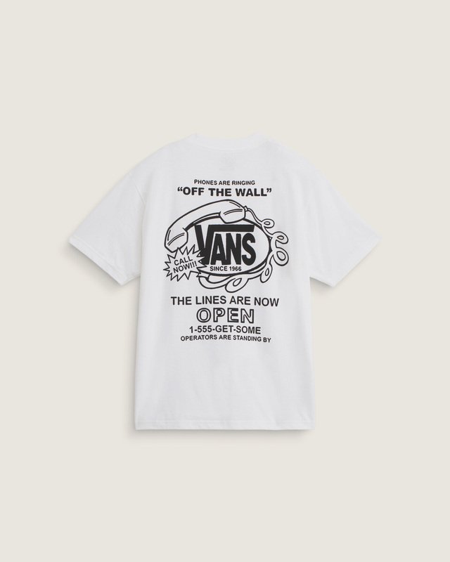 Camiseta Manga Curta Hot Lines White