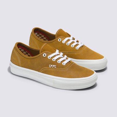 Tênis Skate Authentic Leather Golden Brown