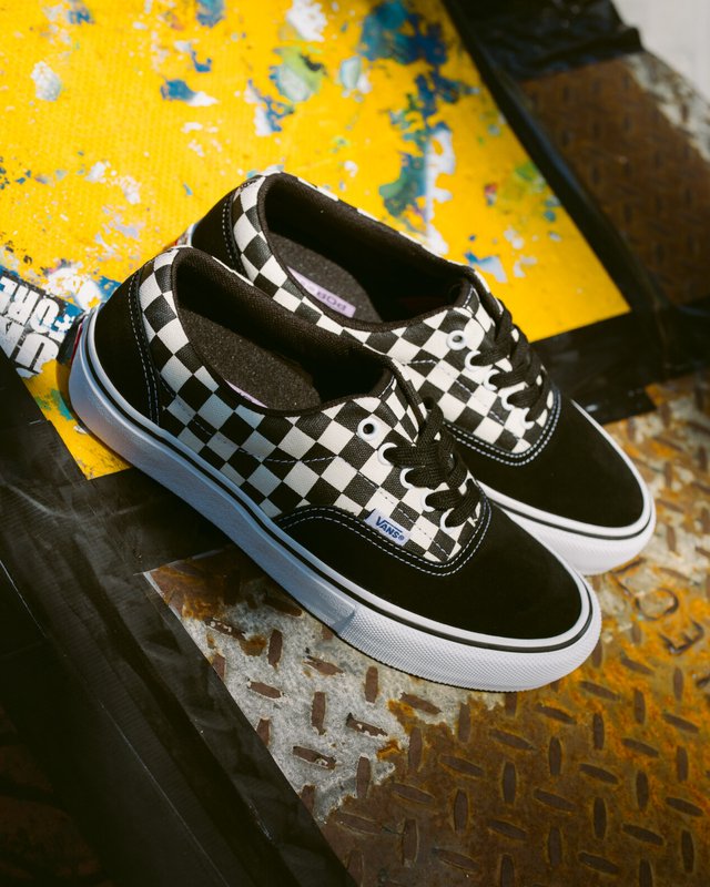 Tênis Skate Era Checkerboard Black White