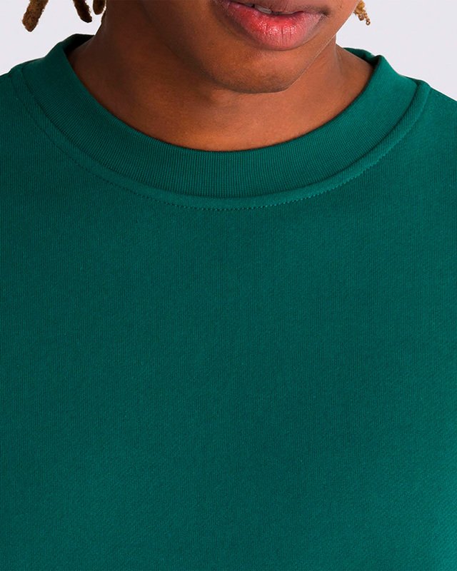 Moletom Original Standards Loose Crew Seasonal Hero: Knu Skool Bistro Green White