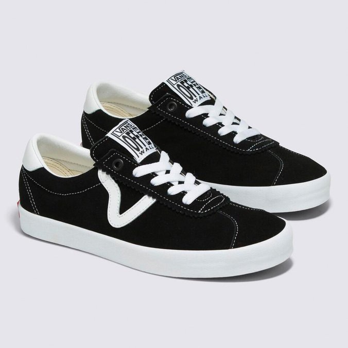 Tenis Sport Black White Vans