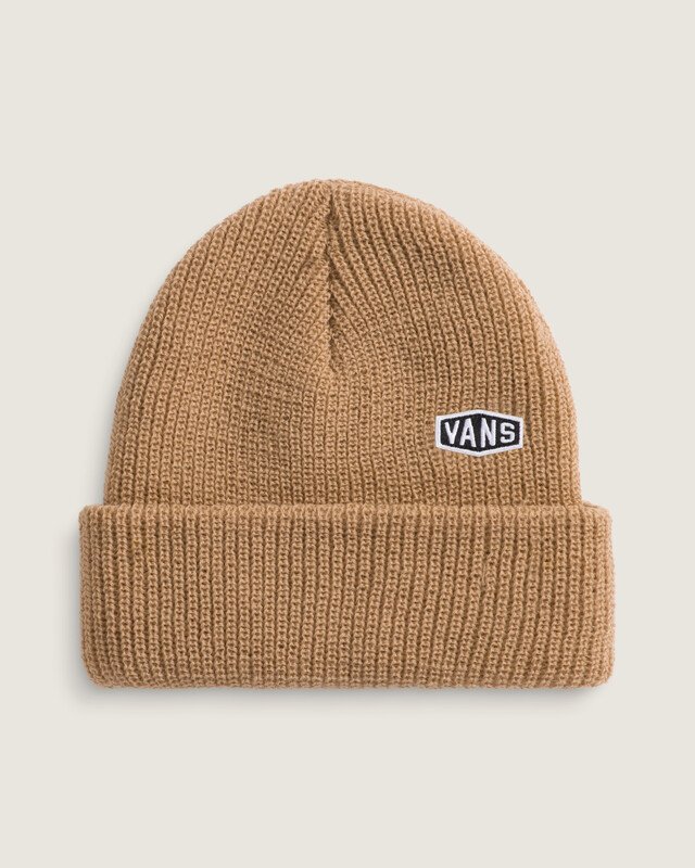 Touca Hex Patch Cuff Beanie Warm Taupe