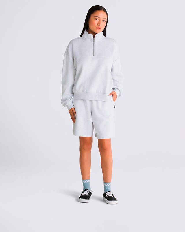 Moletom Elevated Double Knit Mock Neck Ultrarange Neo Vr3 White