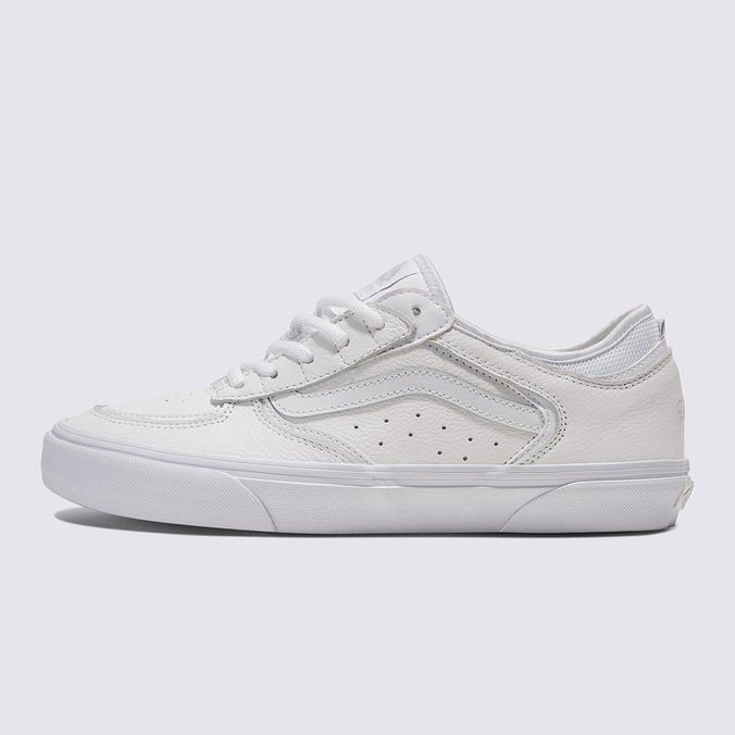 Tênis Skate Rowley Leather White White