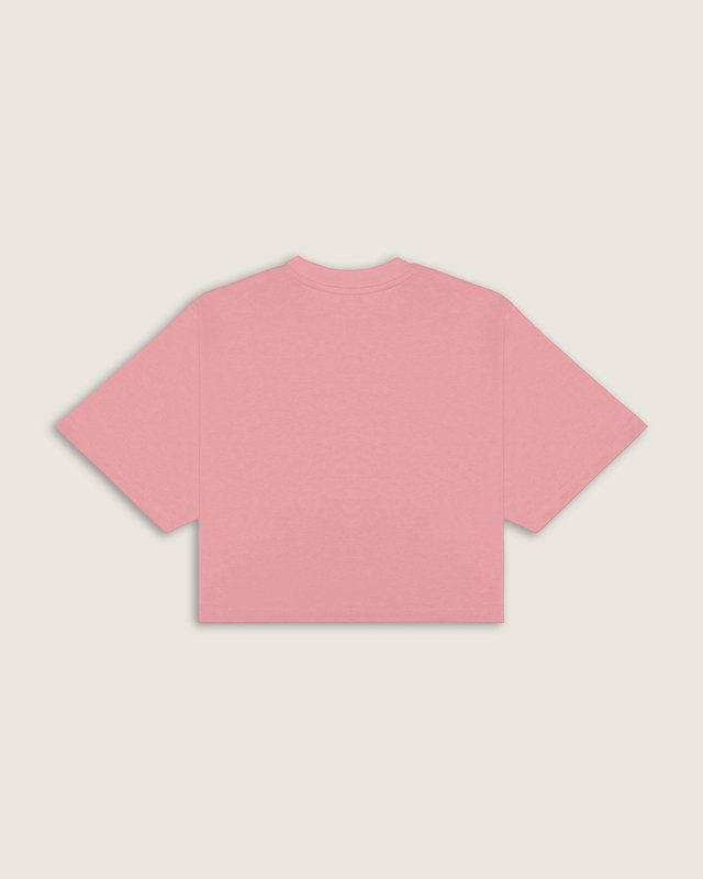 Camiseta Ss Archived Crop Pink Dawn Infantil