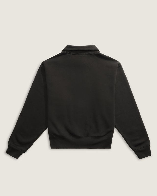 Moletom Polo Fleece Pullover Black