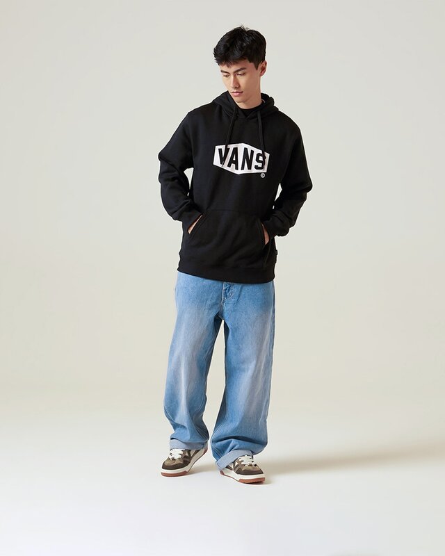 トップス WaxTheVan Moletom Hex Logo Pullover Black | Vans