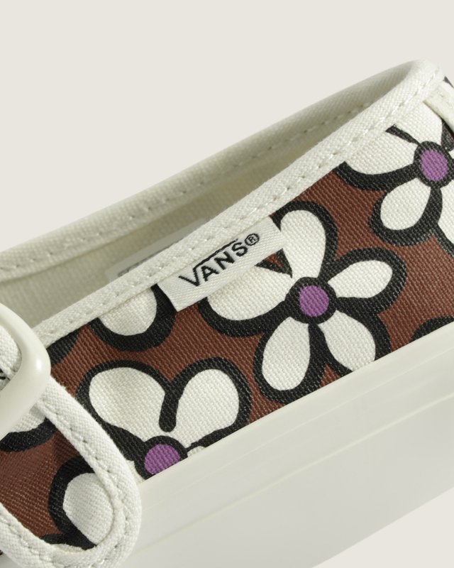 Tênis Mary Jane Painted Floral Rust Bronze Infantil