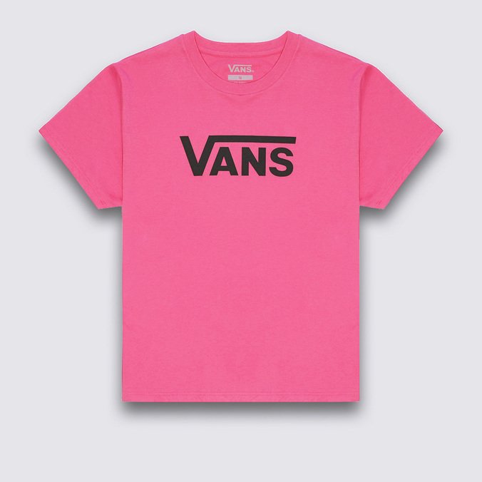 Camiseta Flying V Crew Girl Ss Infantil Magenta