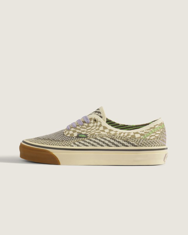 Tênis Authentic Lx Moto Knit Beige Brown