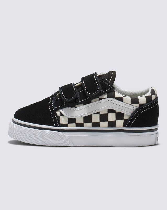 Tênis Slip-On V Infantil Black White