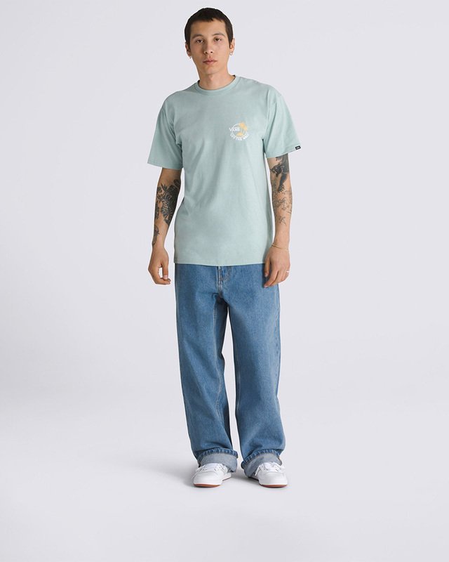 Camiseta Classic Dual Palm II SS Gray Mist Yarrow